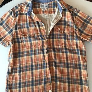 🍁 Lucky BrandAuthentic Soft Plaid SSTop Md🍁